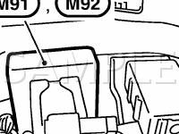 Multi Remote Control System Diagram for 2005 Nissan X-TRAIL SE 2.5 L4 GAS
