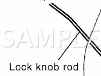 Door Lock Components Diagram for 2005 Nissan X-TRAIL LE 2.5 L4 GAS