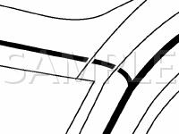 Roof Harness Connectors Diagram for 2005 Nissan X-TRAIL XE 2.5 L4 GAS