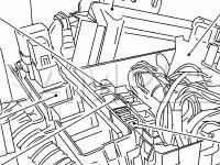 Underhood Component Location Diagram for 2006 Nissan Armada LE 5.6 V8 GAS
