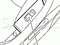Power Window System Components Diagram for 2006 Nissan Murano S 3.5 V6 GAS