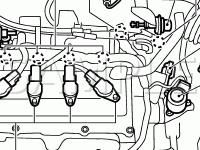 Engine Control Components Diagram for 2006 Nissan Sentra S 1.8 L4 GAS