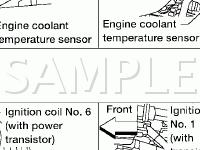Engine Control Components Diagram for 2006 Nissan Titan SE 5.6 V8 GAS
