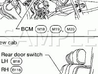 Remote Keyless Entry System Diagram for 2006 Nissan Titan LE 5.6 V8 FLEX