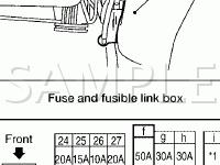 Front Wiper And Washer System Diagram for 2006 Nissan Titan SE 5.6 V8 GAS