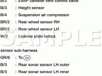 Rear Body Components Diagram for 2007 Nissan Armada LE 5.6 V8 GAS
