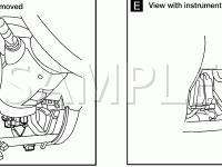 Instrument Panel Diagram for 2007 Nissan Frontier XE 2.5 L4 GAS