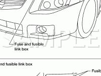 Front Body Components Diagram for 2007 Nissan Maxima SE 3.5 V6 GAS