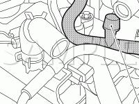 Engine Compartment Diagram for 2007 Nissan Sentra  2.0 L4 GAS