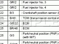 Engine Compartment Diagram for 2007 Nissan Sentra SL 2.0 L4 GAS
