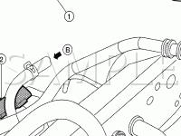 Engine Compartment Diagram for 2007 Nissan Xterra S 4.0 V6 GAS