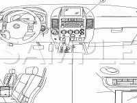 Audio Components Diagram for 2008 Nissan Armada LE 5.6 V8 GAS