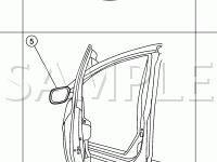 Body Components Diagram for 2008 Nissan Pathfinder LE 4.0 V6 GAS