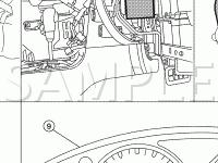 Instrument Panel Components Diagram for 2008 Nissan Pathfinder SE 5.6 V8 GAS