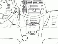 Instrument Panel Diagram for 2008 Nissan Quest  3.5 V6 GAS
