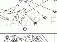 Body Components Diagram for 2008 Nissan Rogue S 2.5 L4 GAS
