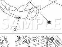 Body Components Diagram for 2008 Nissan Rogue S 2.5 L4 GAS