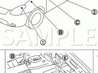 Body Components Diagram for 2008 Nissan Rogue S 2.5 L4 GAS