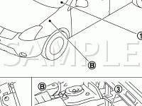 Engine Compartment Diagram for 2008 Nissan Rogue S 2.5 L4 GAS