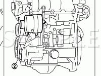 Engine Compartment Diagram for 2008 Nissan Rogue S 2.5 L4 GAS