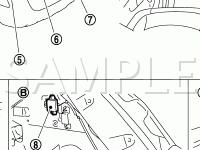 Entertainment Components Diagram for 2008 Nissan Rogue S 2.5 L4 GAS