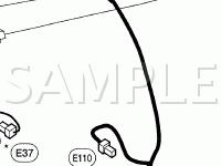 Instrument Panel Grounds and Connectors Diagram for 2008 Nissan Titan LE 5.6 V8 FLEX