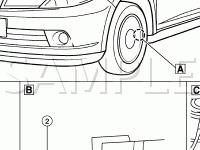 Underbody Components Diagram for 2008 Nissan Versa S 1.8 L4 GAS
