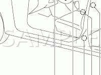 Safety Restraint Components Diagram for 2008 Nissan Versa SL 1.8 L4 GAS