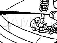 Sonar Suspension Component Locations Diagram for 1990 Nissan Maxima  3.0 V6 GAS