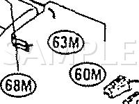 Main Harness Connector Locations   Diagram for 1990 Nissan Sentra  1.6 L4 GAS