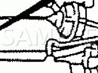 Air Conditioning Component Locations Diagram for 1990 Nissan Stanza  2.4 L4 GAS