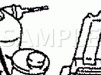 Air Conditioning System Connector Locations Diagram for 1989 Nissan 240SX SE 2.4 L4 GAS
