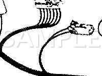 Door Harness (Front RH Side) Diagram for 1991 Nissan NX  2.0 L4 GAS
