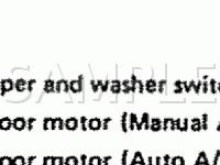 Body Harness (Instrument Panel) Diagram for 1991 Nissan 300ZX 2+2 3.0 V6 GAS