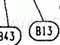 Body Harness Diagram for 1993 Nissan 300ZX  3.0 V6 GAS