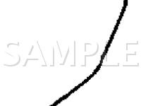Door Wiring Harness Connector Locations (Rear Right Hand Side) Diagram for 1998 Nissan Maxima SE 3.0 V6 GAS