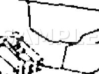 Engine Compartment Electrical Connector Locations Diagram for 1998 Nissan 240SX  2.4 L4 GAS