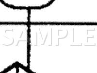 Door Wiring Harness Connector Locations (Front Right Hand Side) Diagram for 1997 Nissan Sentra XE 1.6 L4 GAS