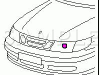 Front Body Components Diagram for 2003 Saab 9-5 Linear 2.3 L4 GAS