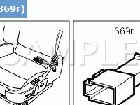 Seat Components Diagram for 2007 Saab 9-3 Aero 2.8 V6 GAS
