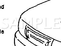 Burglar Alarm System Components Diagram for 1989 Saab 9000 D 2.0 L4 GAS