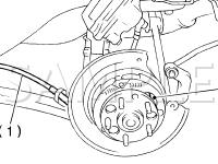Brake Components Diagram for 2001 Subaru Forester  2.5 H4 GAS