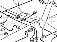 Electrical Wiring Harness And Ground Point Diagram for 2001 Subaru Forester  2.5 H4 GAS