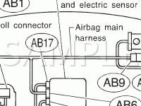 Electrical Components Diagram for 2001 Subaru Forester  2.5 H4 GAS