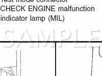 Engine Control Module Components Diagram for 2001 Subaru Impreza  2.2 H4 GAS