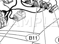 Engine Compartment Connectors Diagram for 2001 Subaru Impreza RS 2.5 H4 GAS