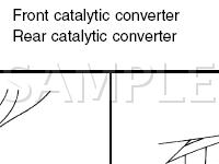 Engine Electrical Components Diagram for 2001 Subaru Outback  2.5 H4 GAS