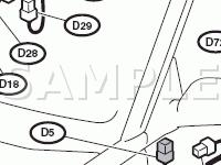 Door Cord Diagram for 2002 Subaru Impreza Outback 2.5 H4 GAS