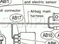 Airbag System Components Diagram for 2002 Subaru Legacy  2.5 H4 GAS