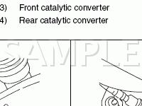 Electrical Components Location Diagram for 2003 Subaru Forester X 2.5 H4 GAS